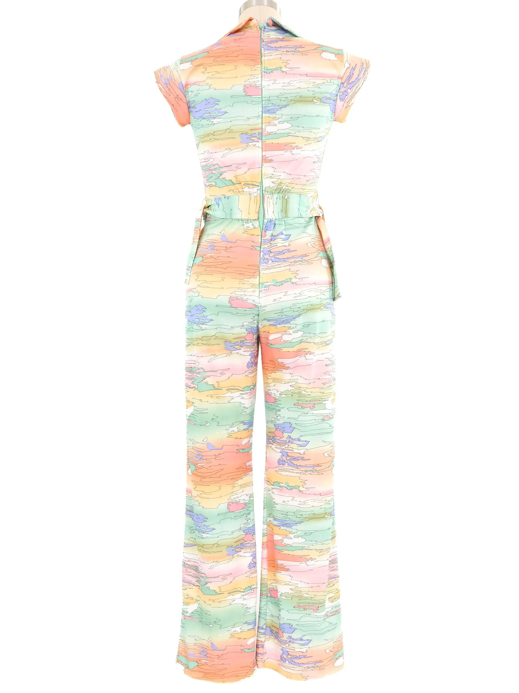 1970s Rainbow Sky Jumpsuit