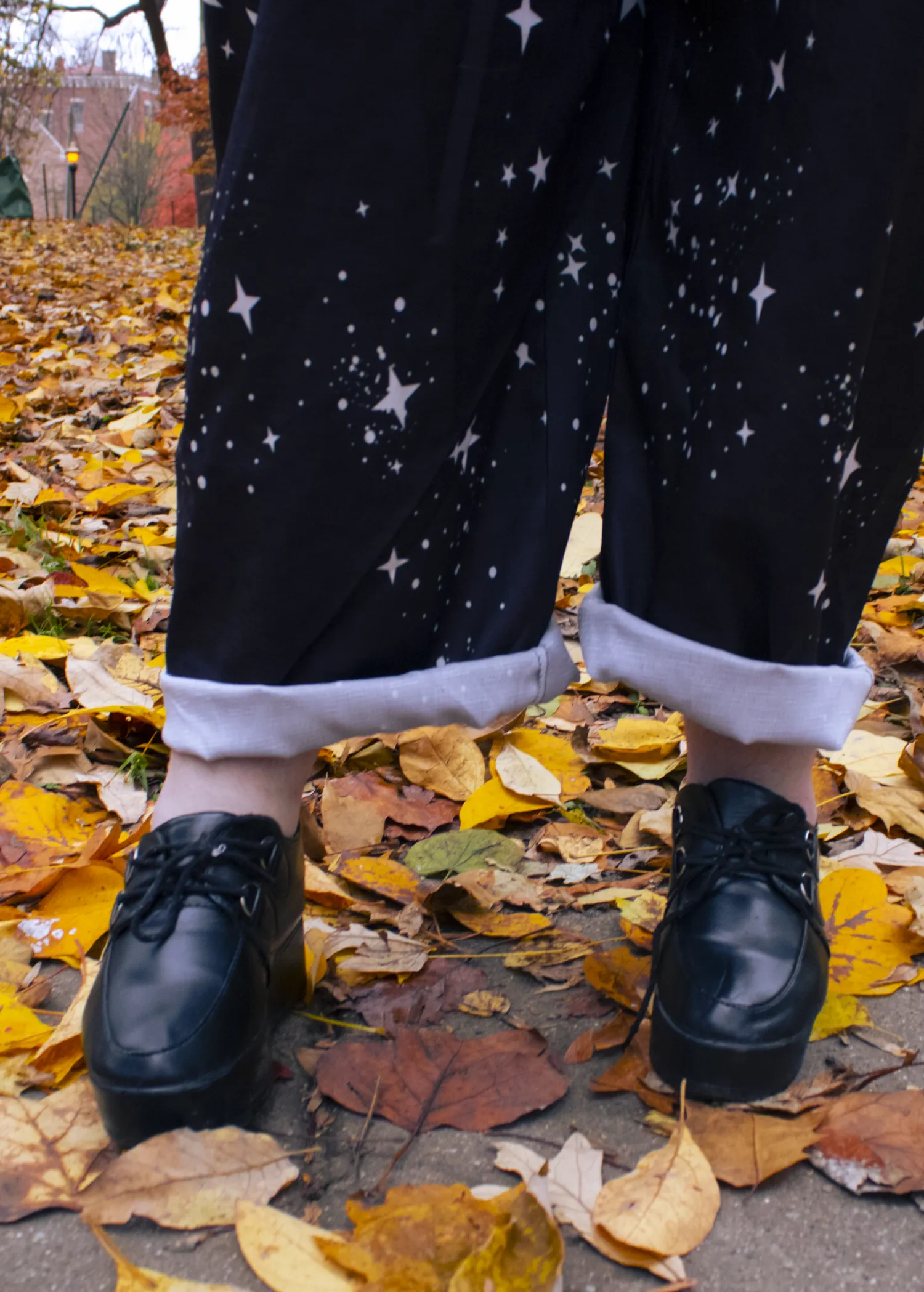 3XL Star Print Dungarees