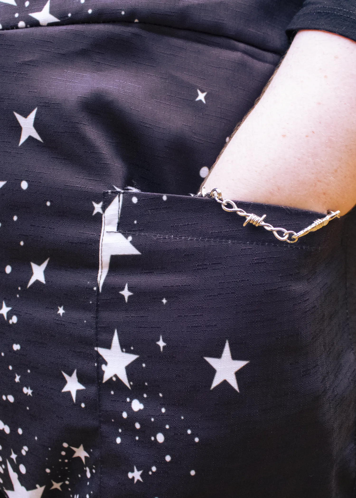 3XL Star Print Dungarees