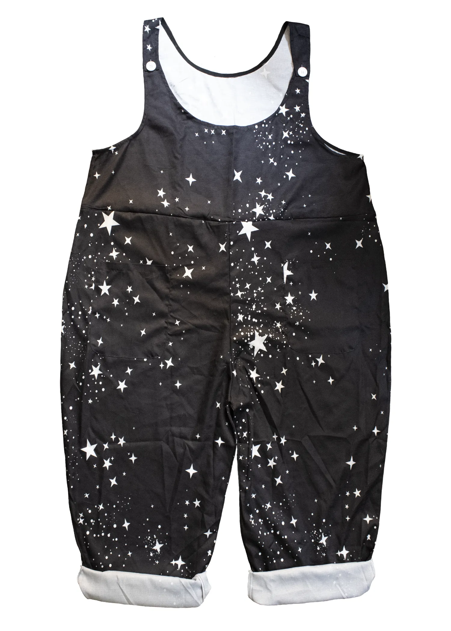 3XL Star Print Dungarees