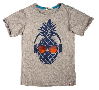 Appaman - Boys Cool Pineapple Tee in Heather Grey