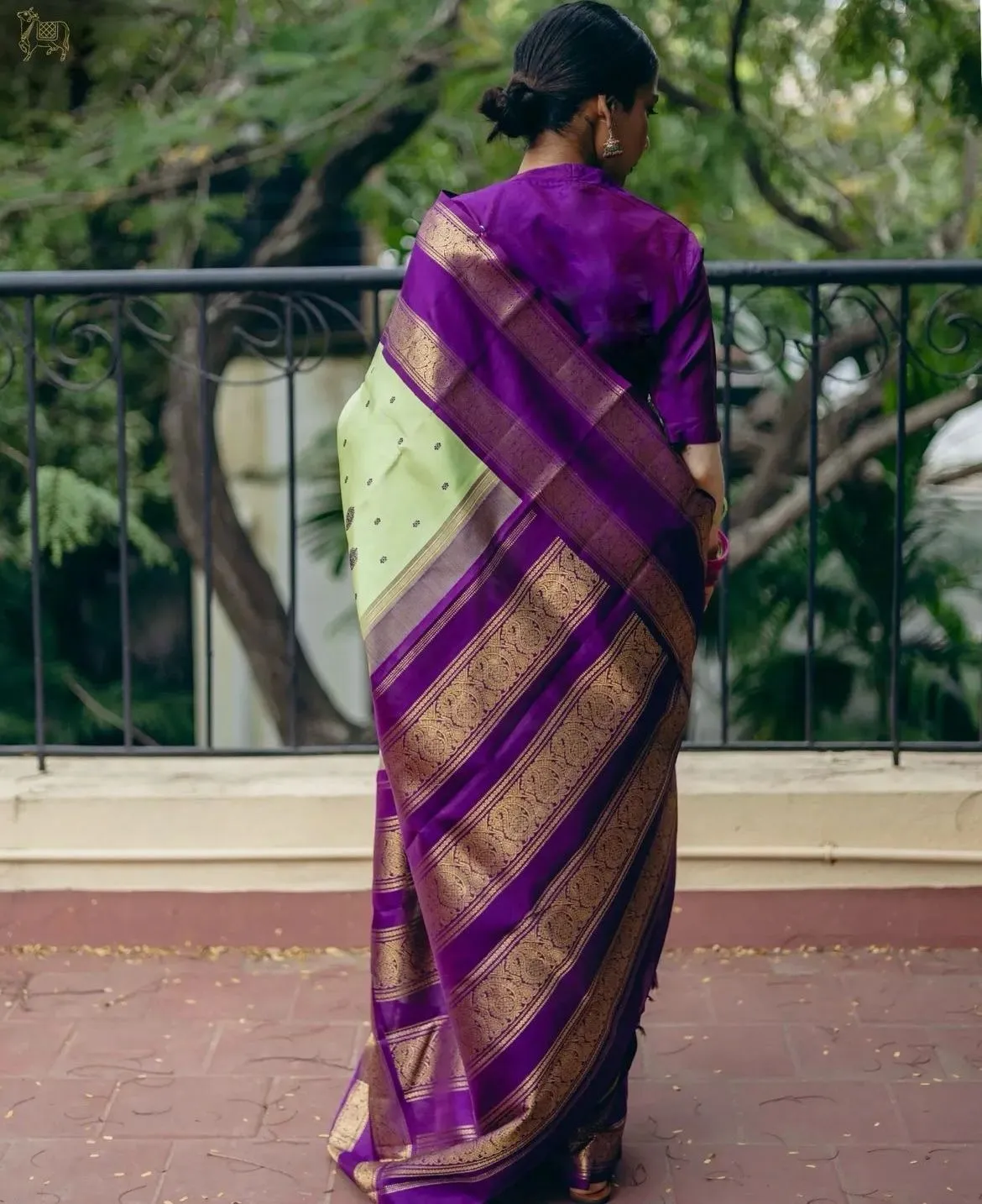 Appealing Pista Soft Silk Saree With Whimsical Blouse Piece