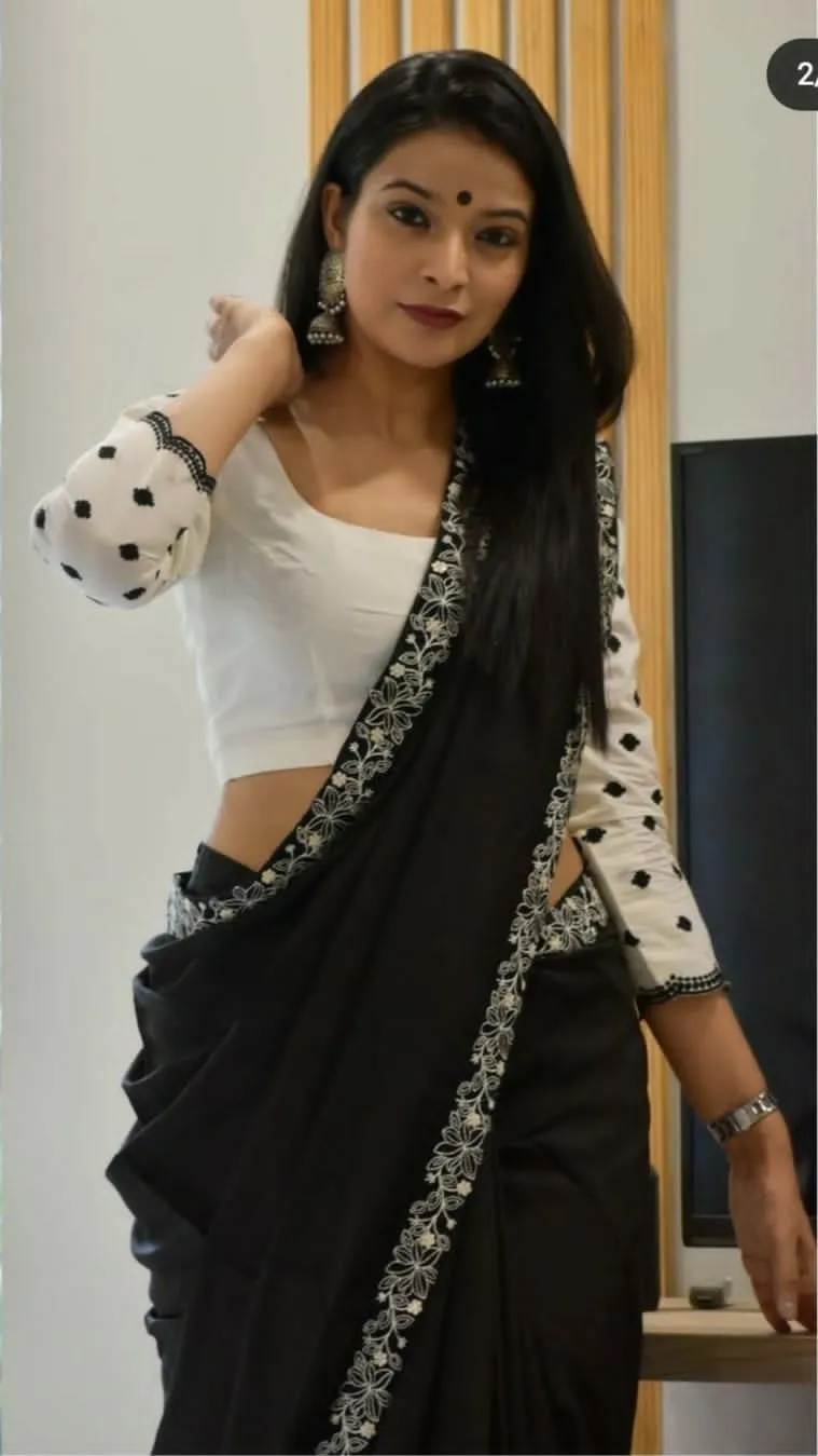 Balika Fancy Heavy Mushroom Silk Saree