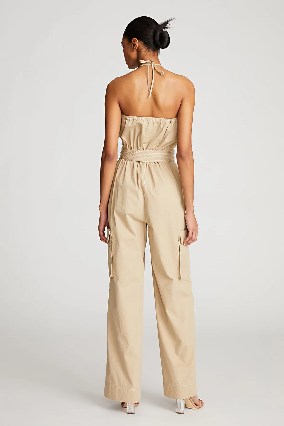 Bari Jumpsuit In Cotton Nylon