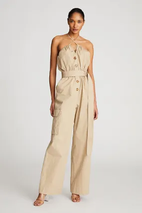 Bari Jumpsuit In Cotton Nylon