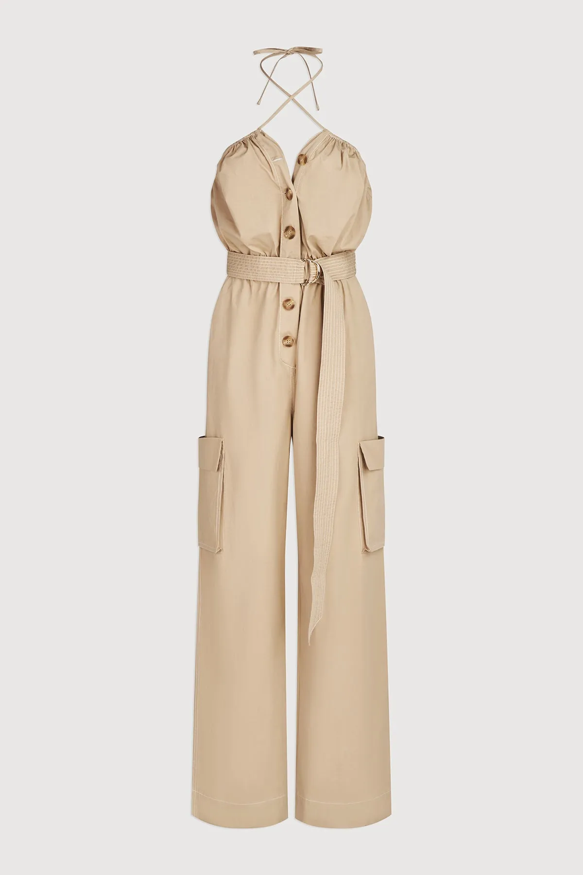 Bari Jumpsuit In Cotton Nylon