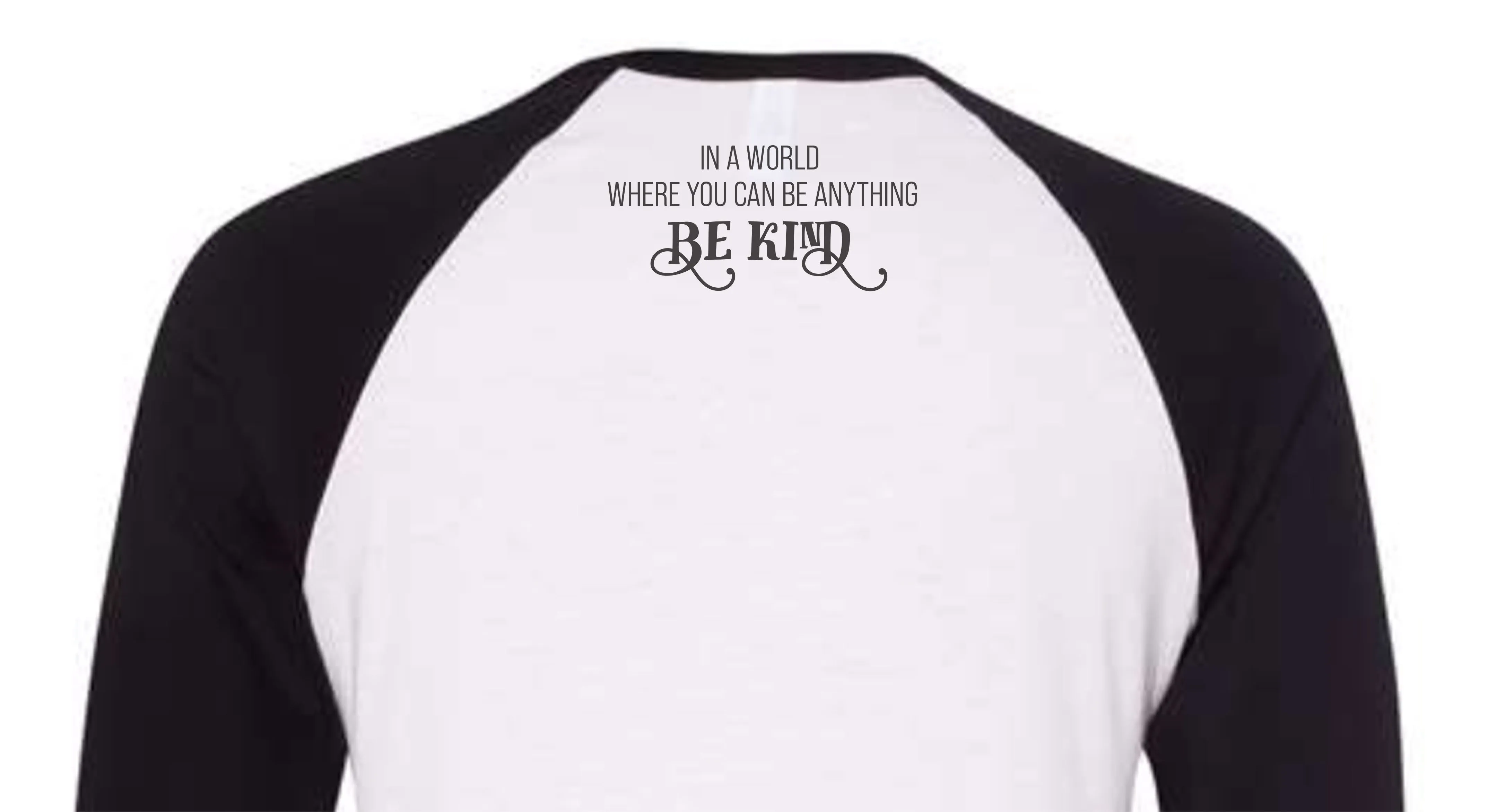 Be Cool Be Kind Swash Raglan Tee