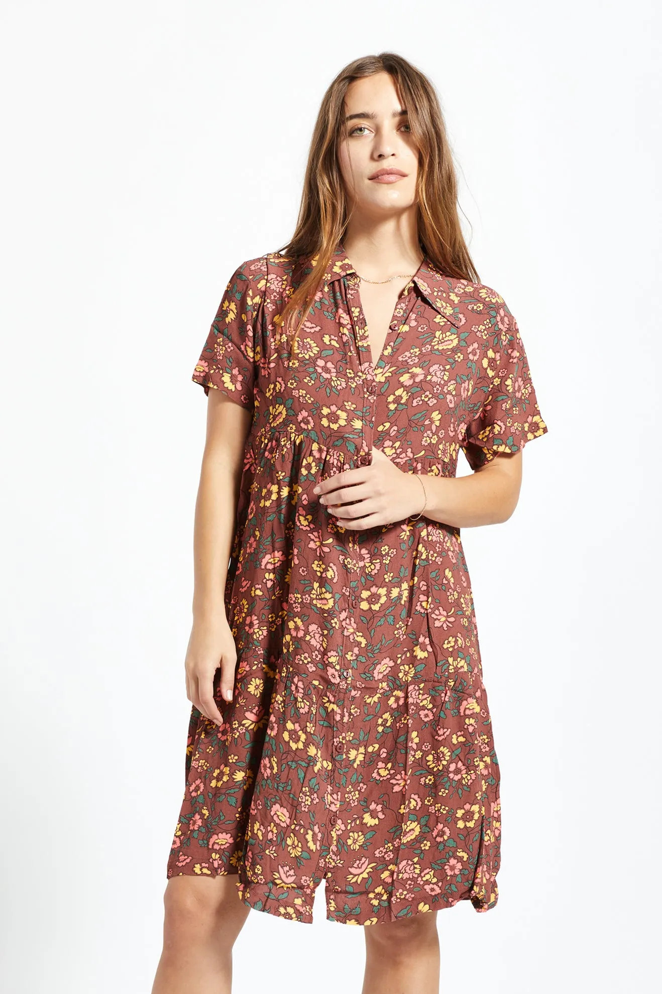 Beauford Dress - Rum Raisin