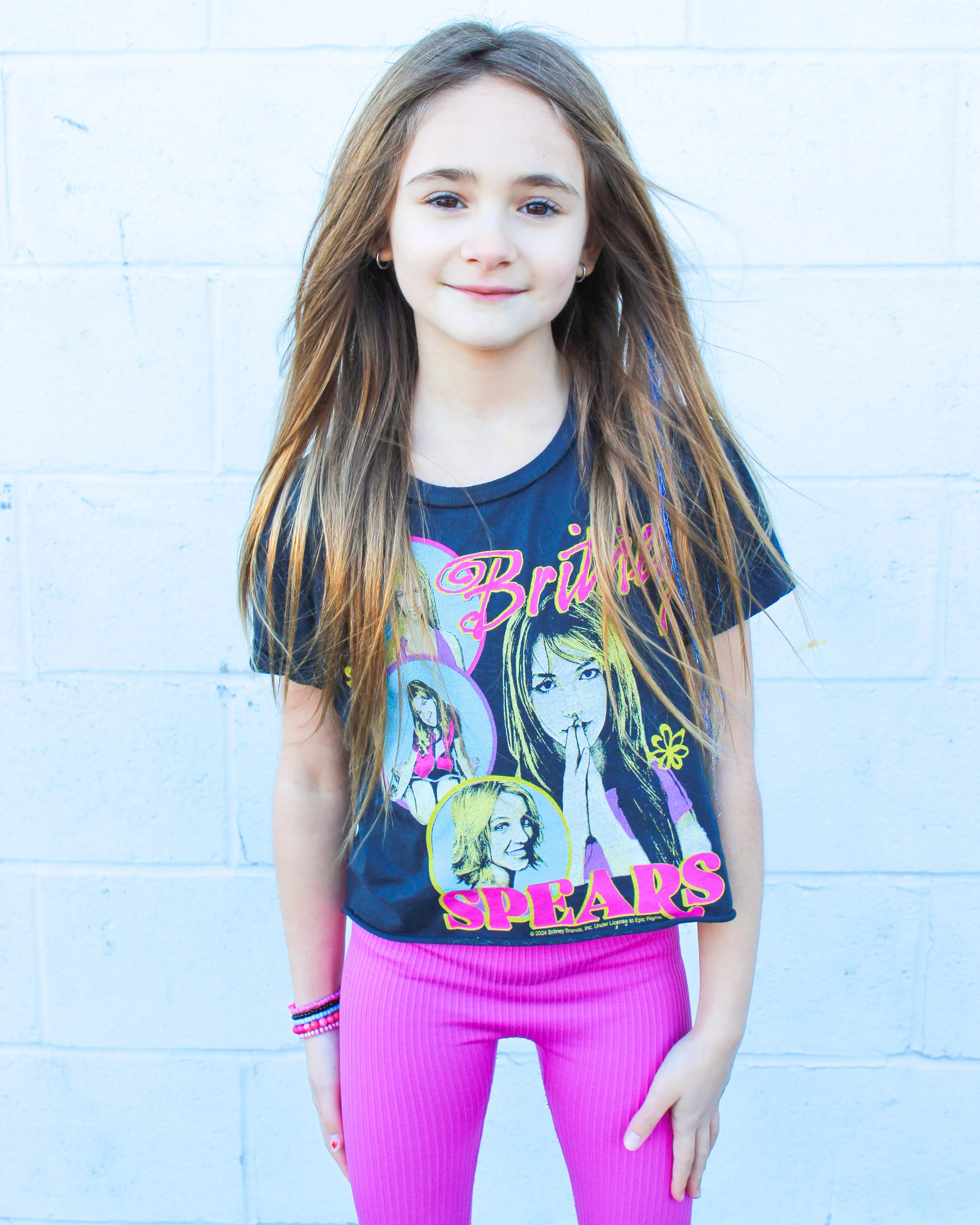 Britney Spears Organic Not Quite Crop Tee