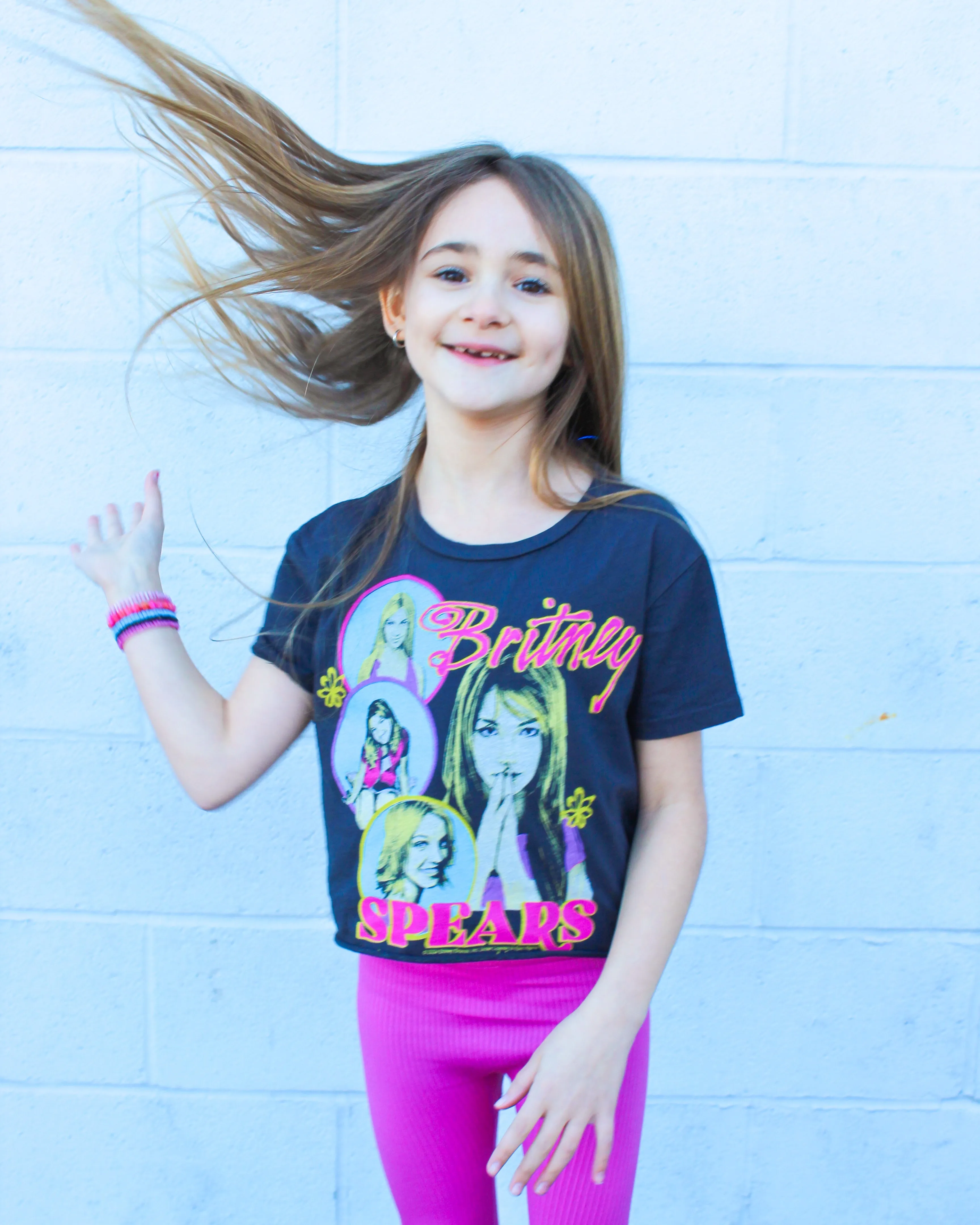 Britney Spears Organic Not Quite Crop Tee