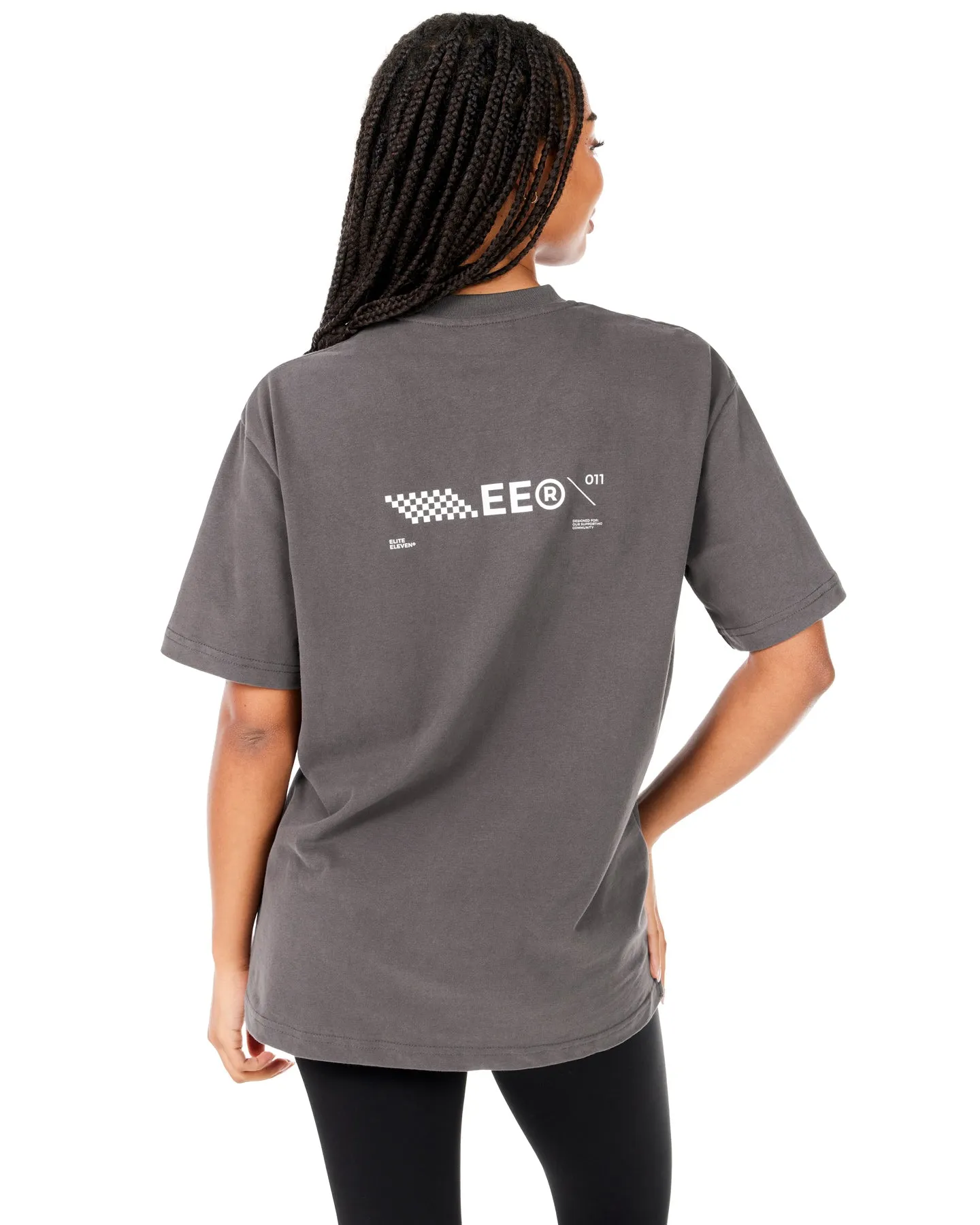 Capital V2 Oversized Tee - Cool Slate