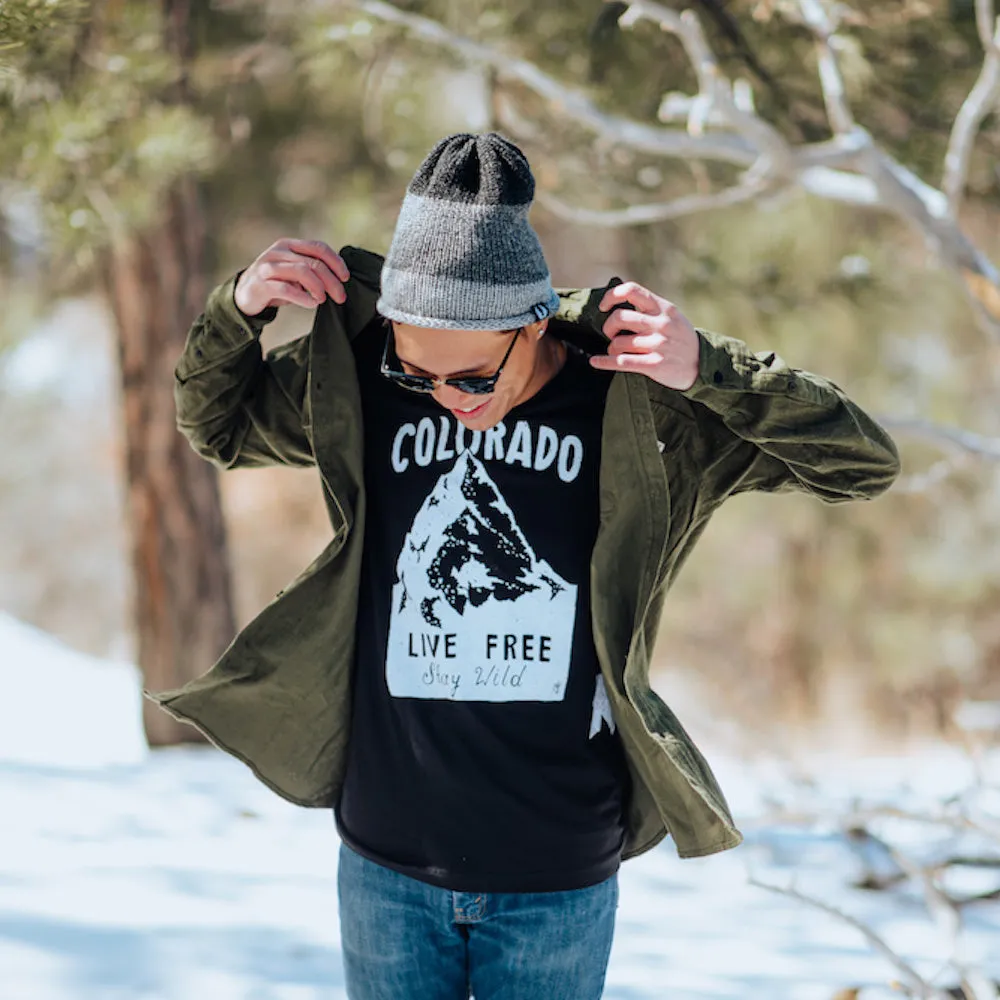 Colorado Live Free Stay Wild Tee