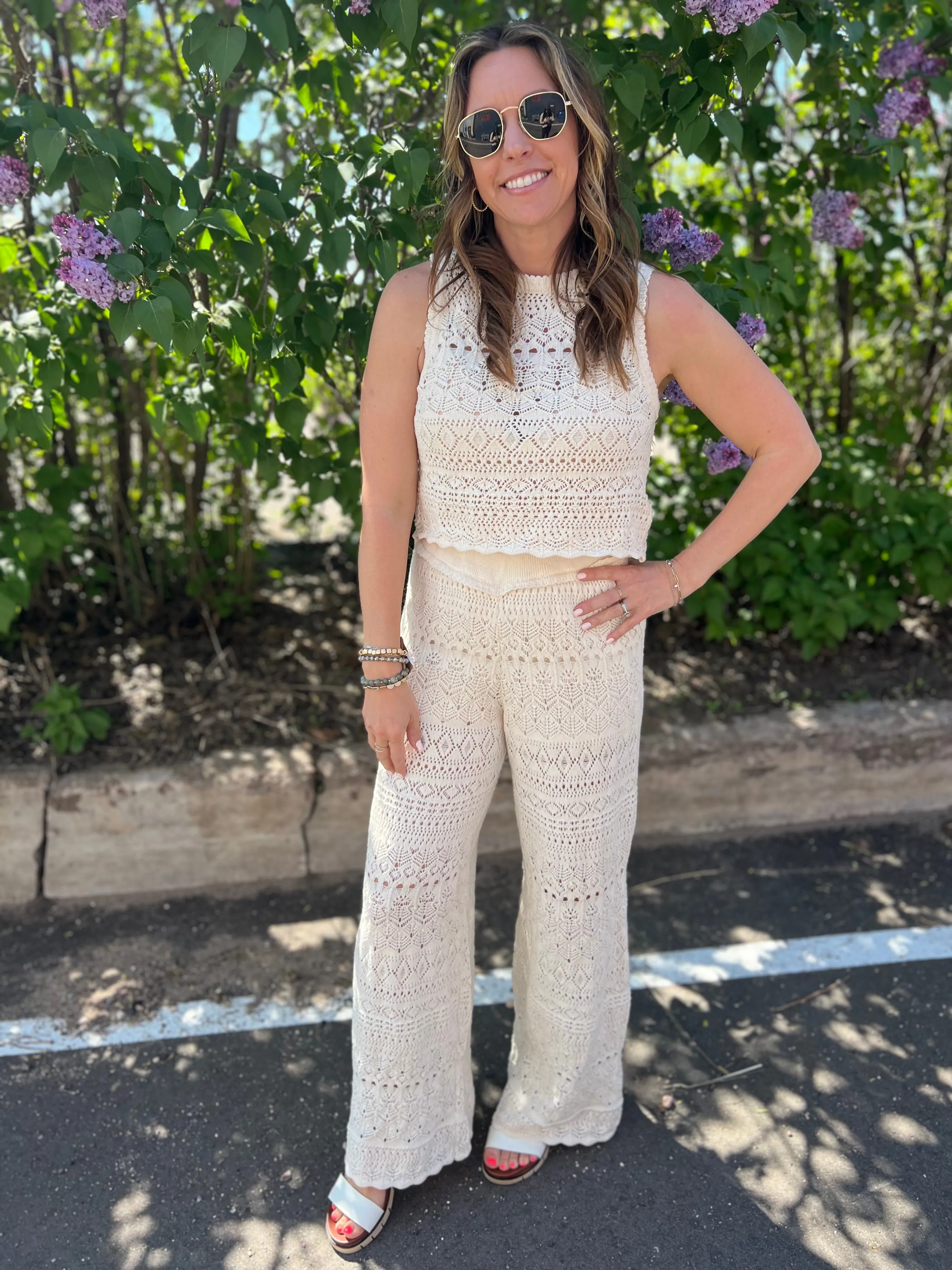 Crochet Pattern Back Button Detail Top