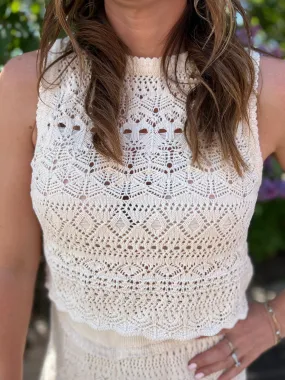 Crochet Pattern Back Button Detail Top
