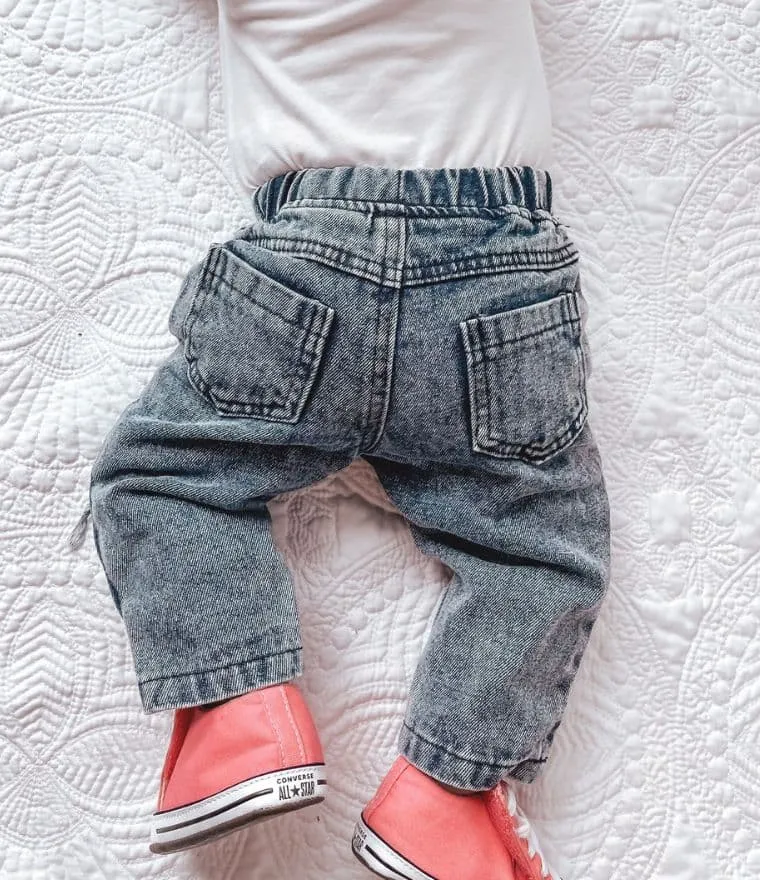 Distressed Denim Jeans
