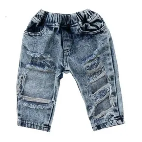 Distressed Denim Jeans