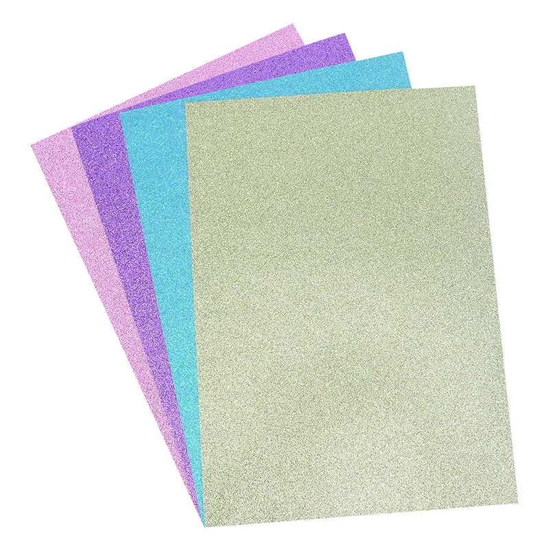 Dovecraft Glitter Card A4 Pad - Pastels (DCGCD034)