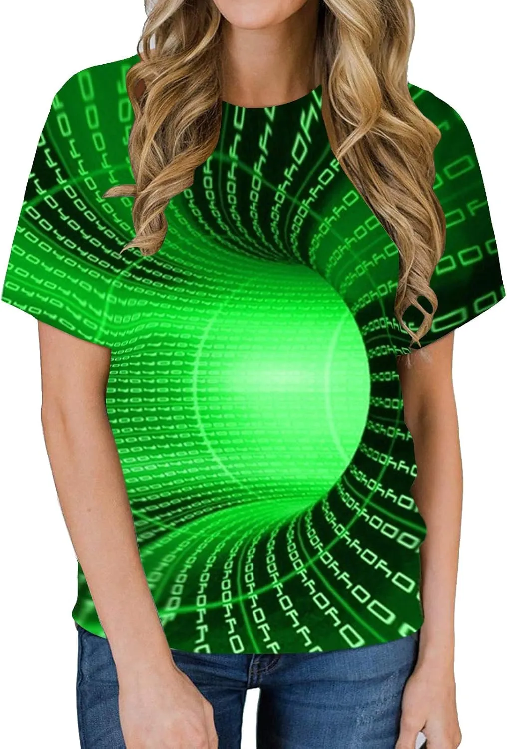 Fashion 3D Print T-Shirts for Men Cool Design Graphics Pattern Crewneck Short Sleeve Tees Optical Illusion Hip Hop Streetwear