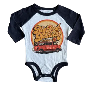 Foo Fighters Big Red Delicious Raglan Onesie