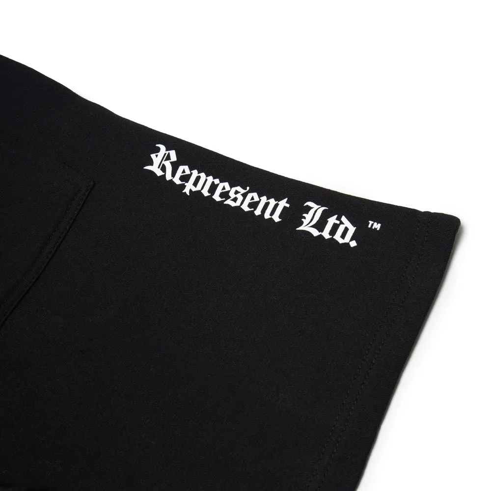Gang Lightweight Fleece Shorts [BLACK X WHITE]
