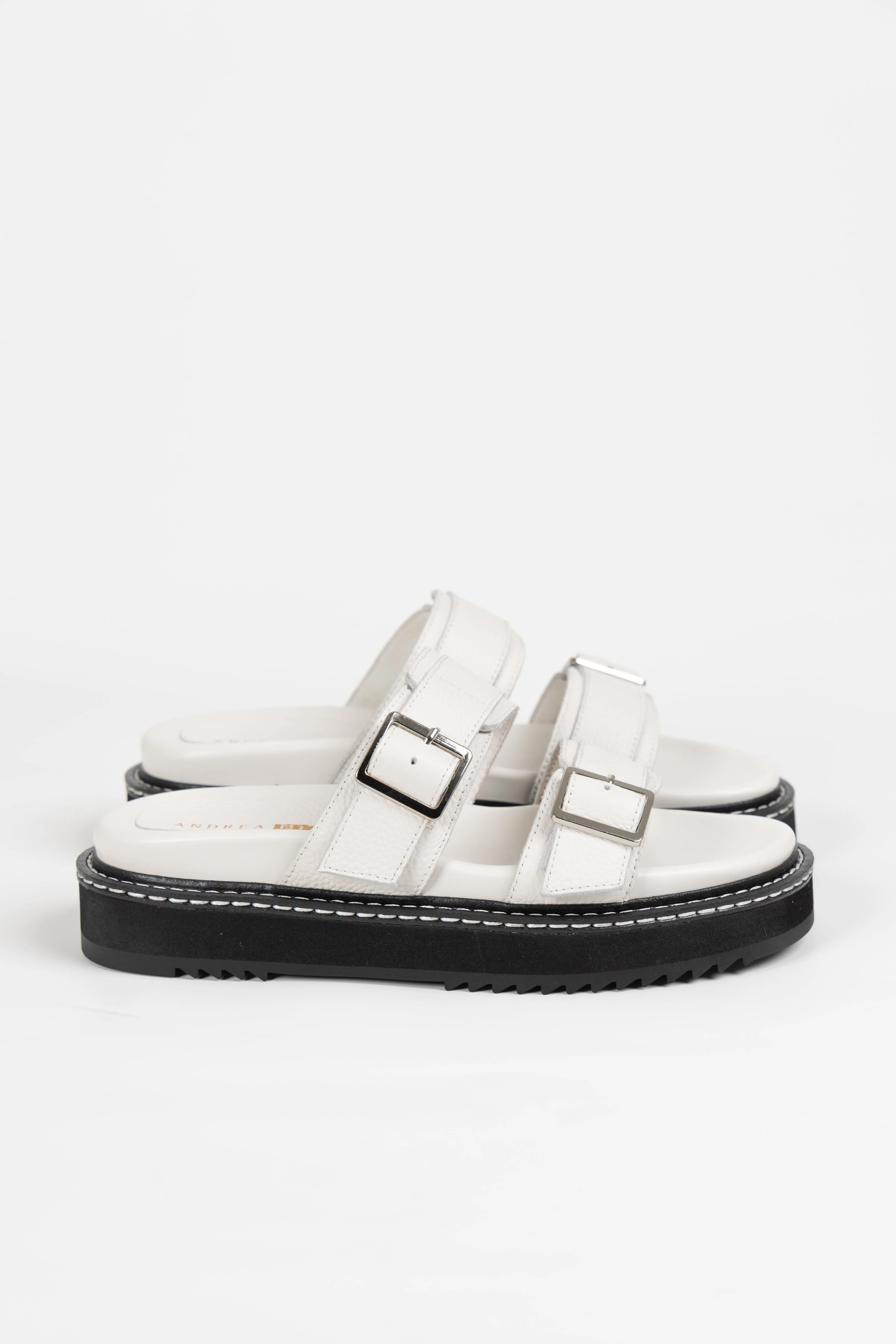 GIMLET SANDAL WHITE TUMBLE LEATHER