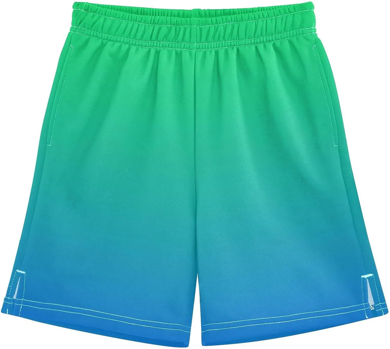 Gradient Boys Athletic Shorts Lightweight Kids Active Youth Shorts with Pockets