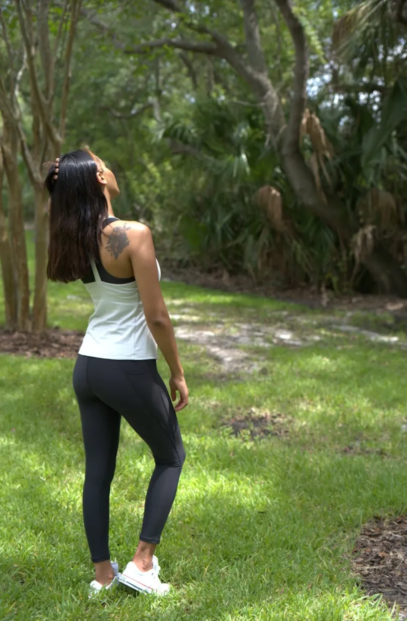 Grey Racerback Tank