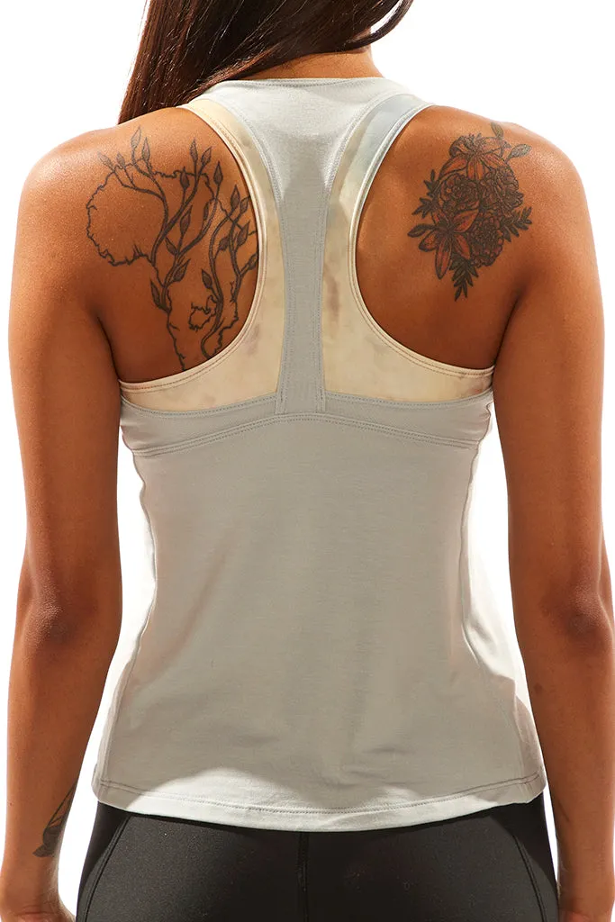 Grey Racerback Tank