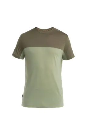 Icebreaker Men&#x27;s Merino 125 Cool-Lite™ Sphere III Short Sleeve Tee Colour Block Lichen/Loden/Cb | Buy Icebreaker Men&#x27;s Merino 125 Cool-Lite™ Sphere III Short Sleeve Tee Colour Block Lichen/Loden/Cb here | Outnorth