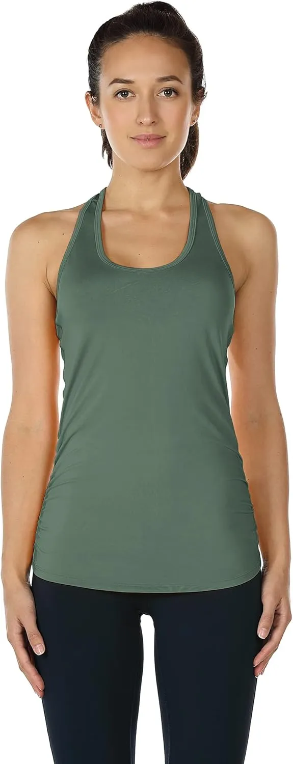 icyzone Workout Yoga Fitness Sports Racerback Tank Tops for Women