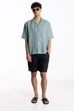 LIGHTWEIGHT LINEN BLEND SHORTS