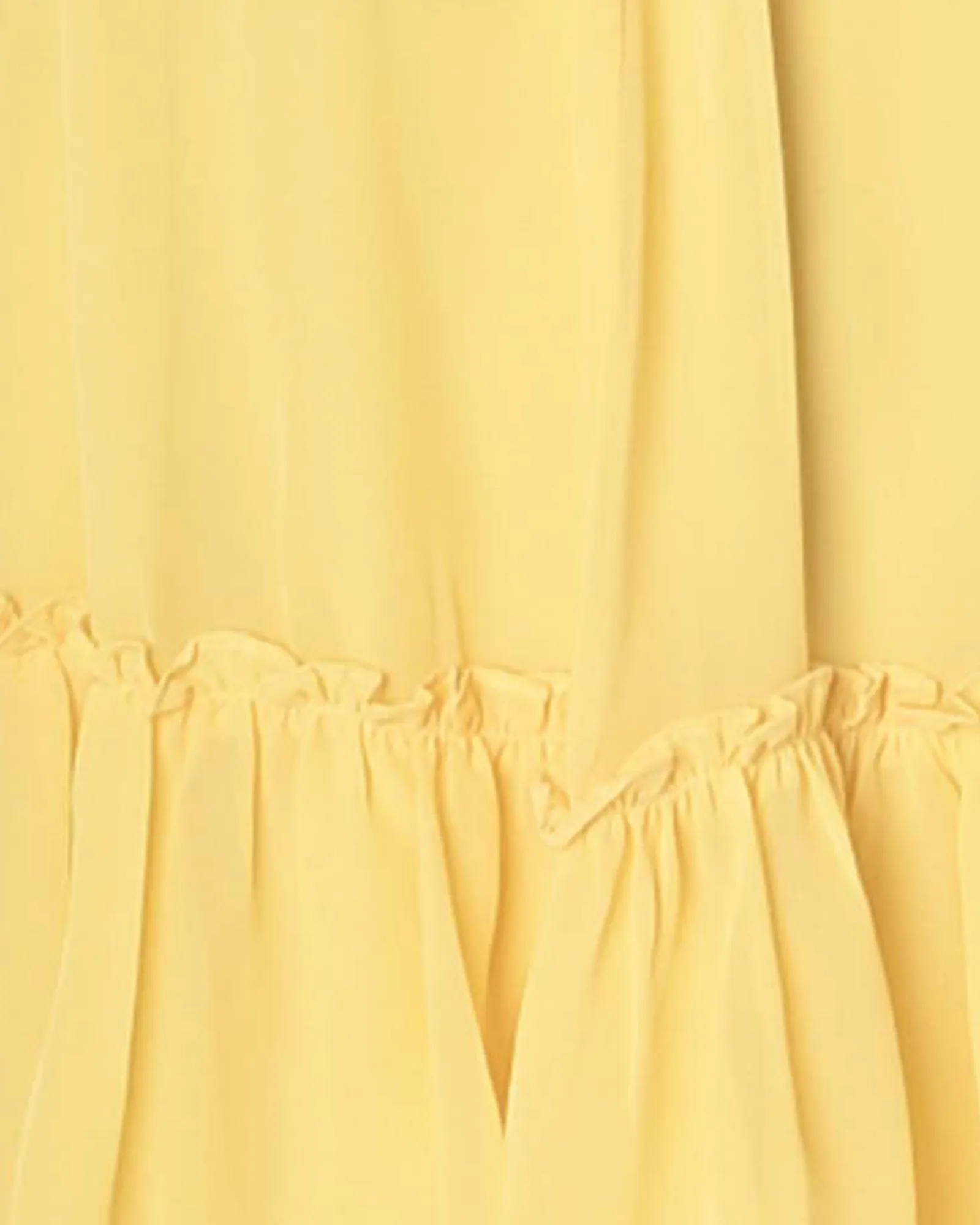 Lisa Three Quarter Sleeve Peasant Dress | Yellow