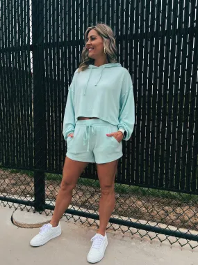 Lovely Days Lightweight Lounge Shorts, Mint