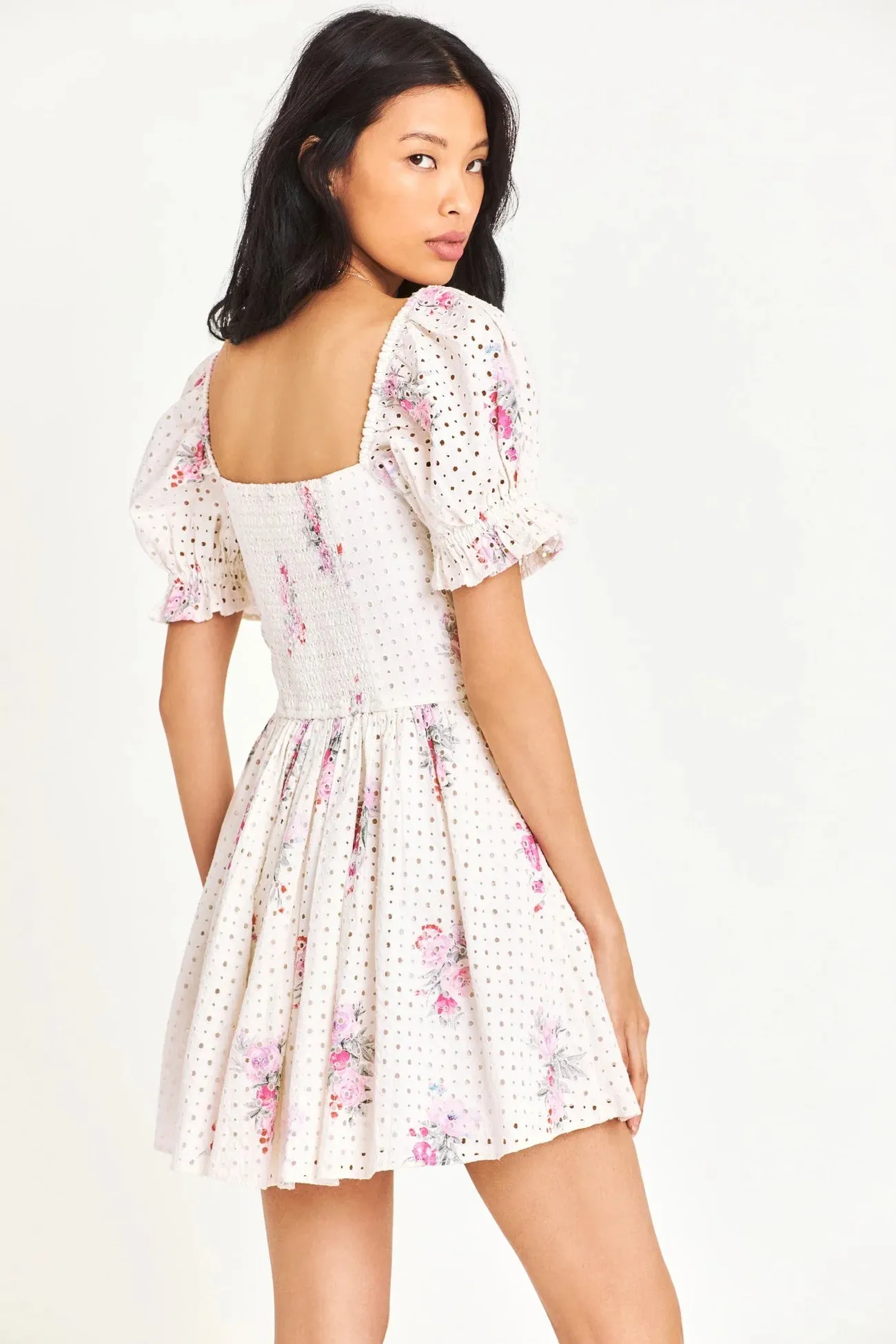 Loveshackfancy Altima Dress in Spanish Lavender