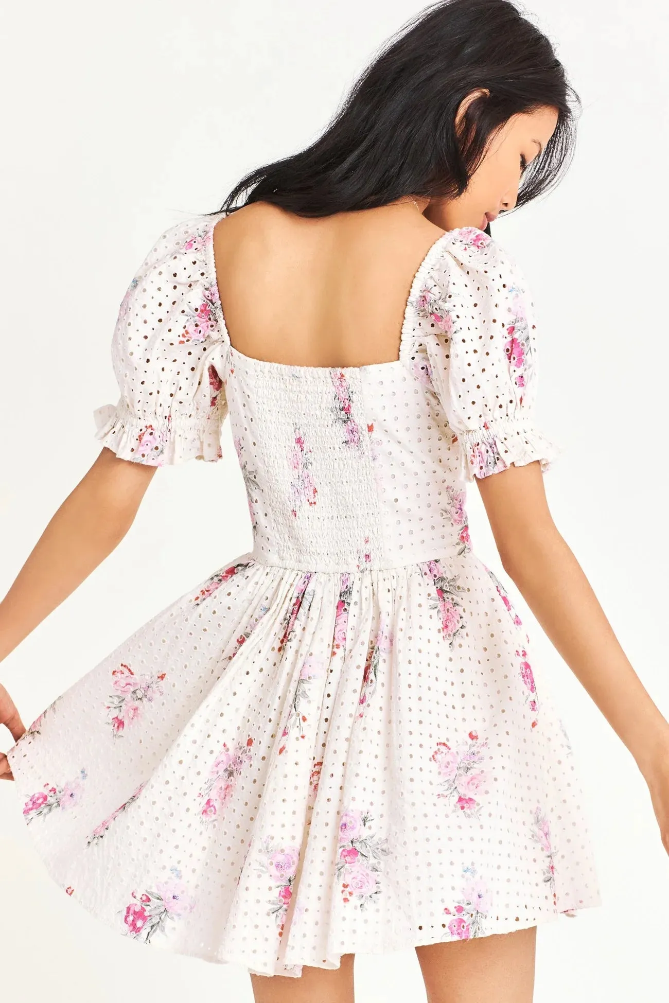 Loveshackfancy Altima Dress in Spanish Lavender