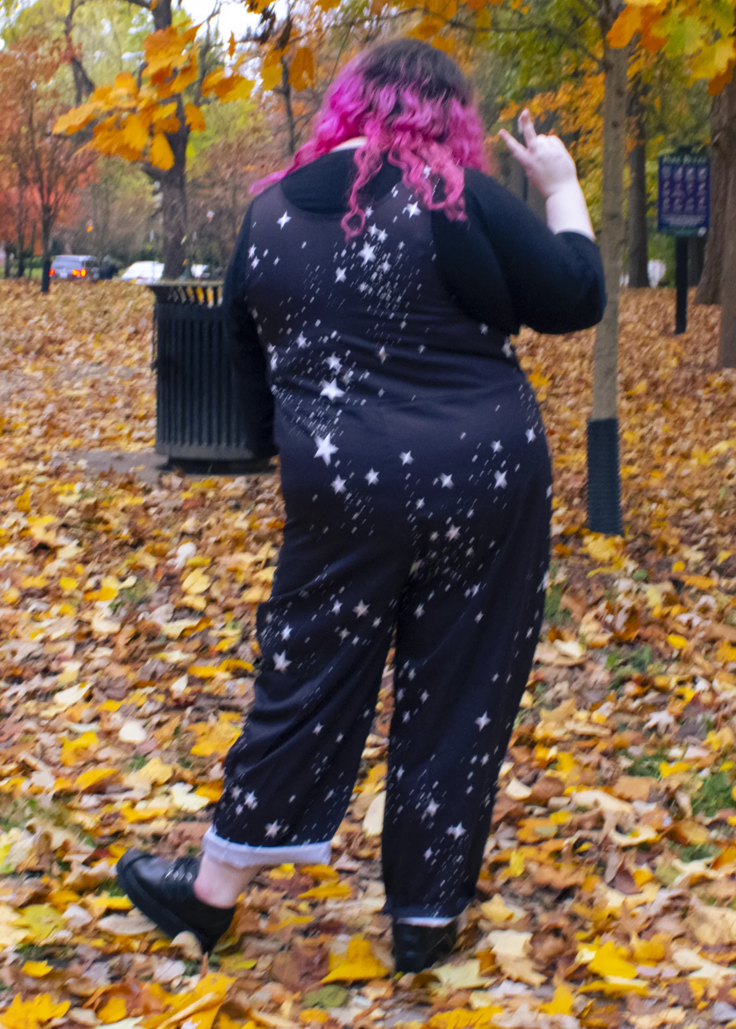 M Star Print Dungarees