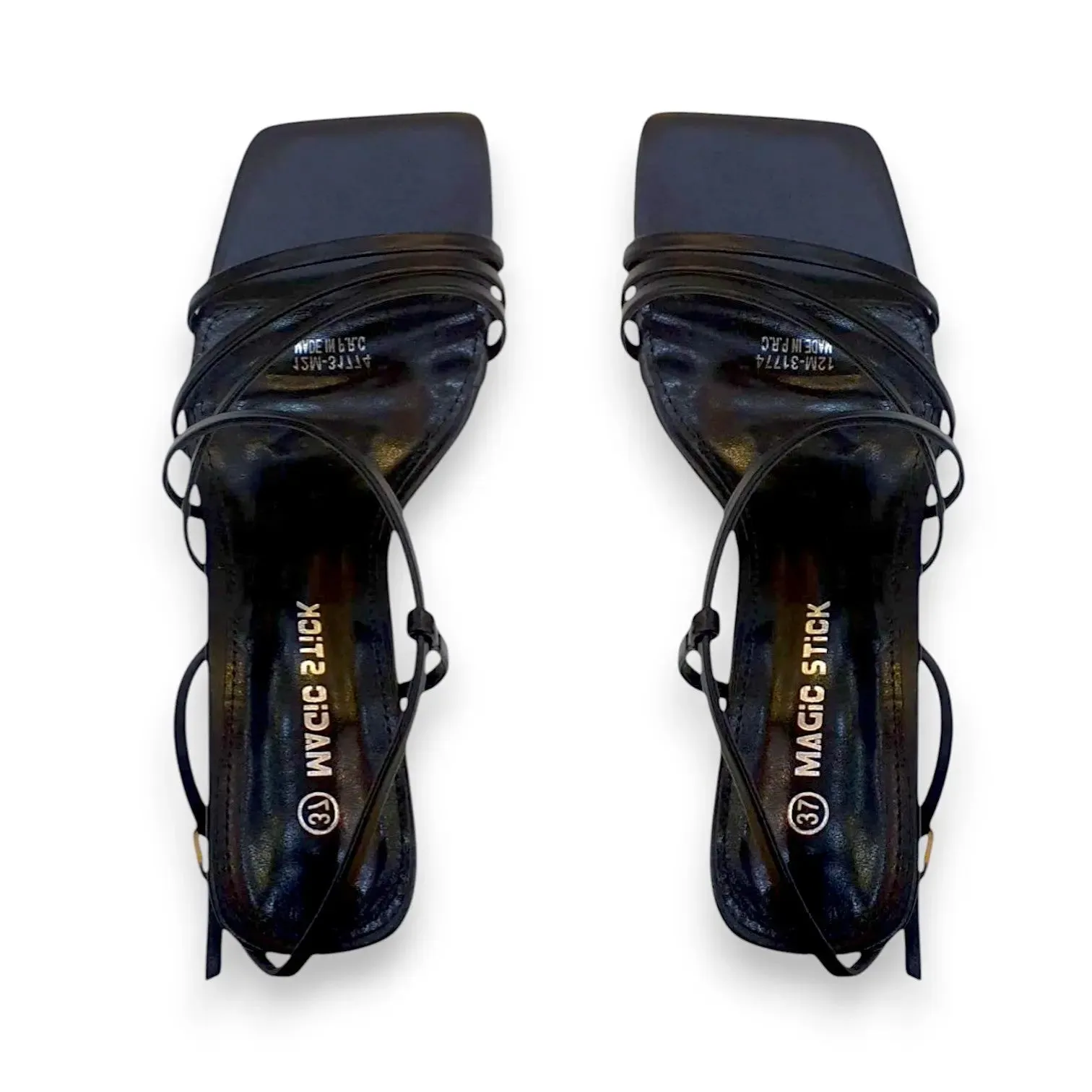 Magic Stick Sleek Square Toe Sandals
