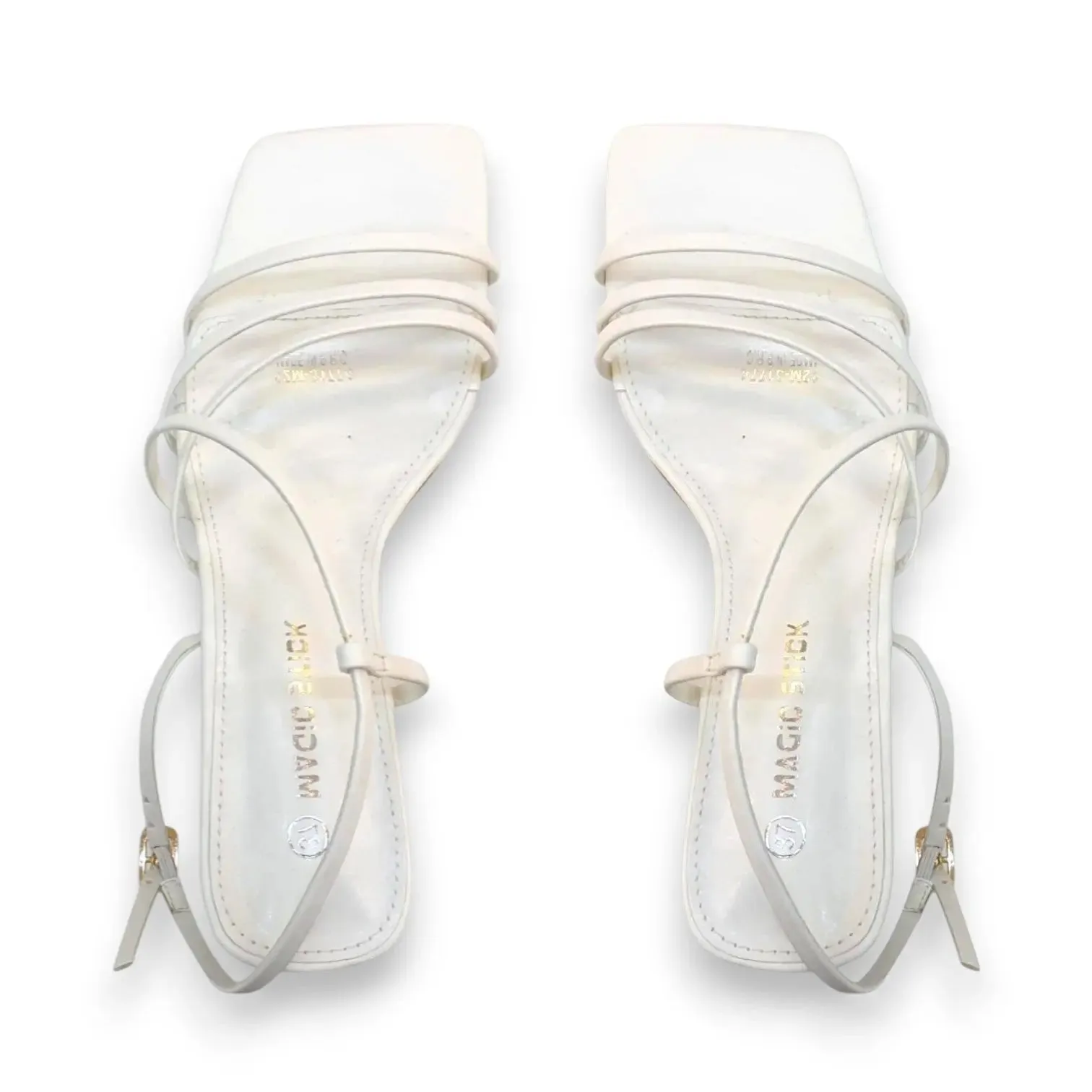 Magic Stick Sleek Square Toe Sandals