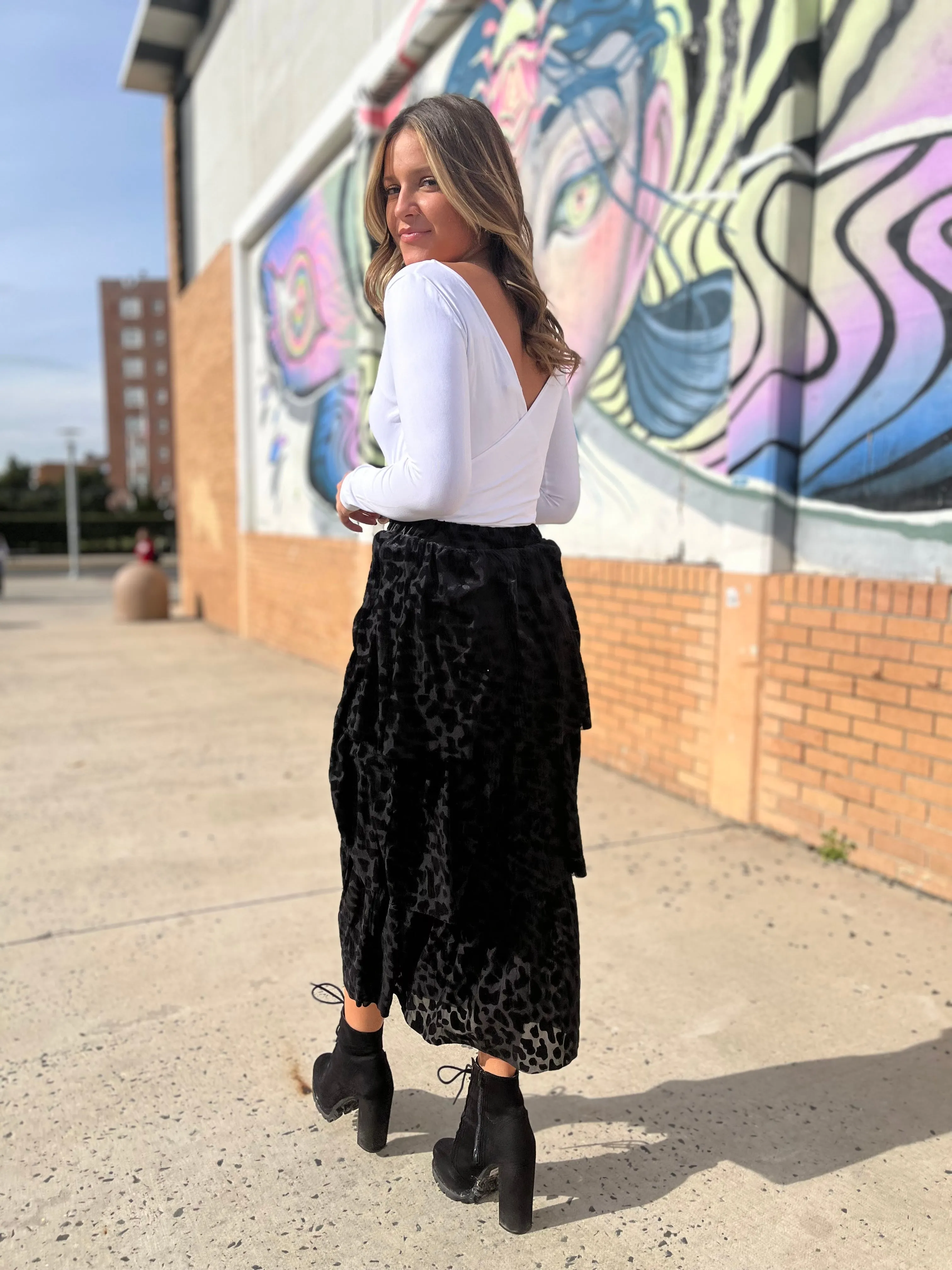Making Plans Midi Skirt