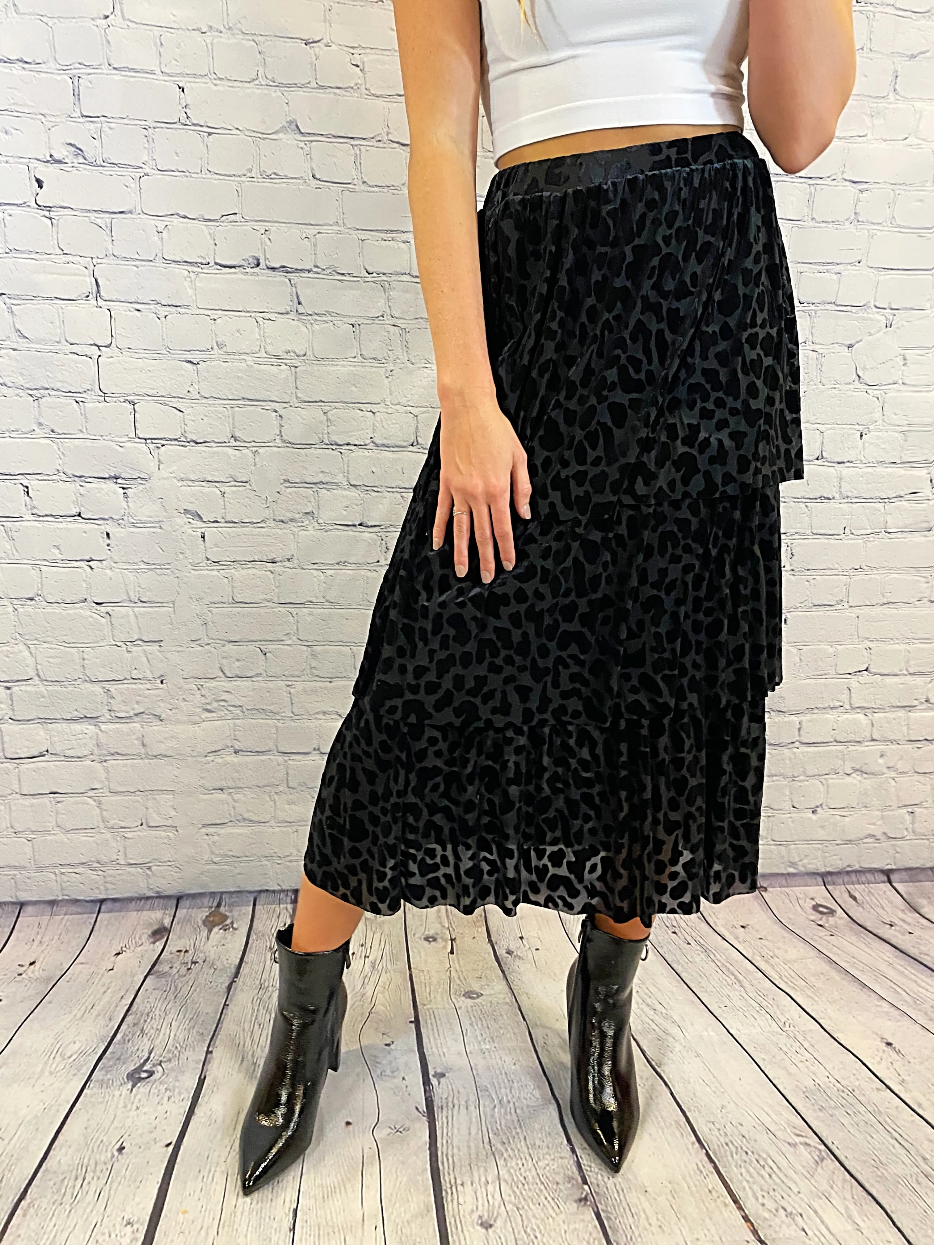 Making Plans Midi Skirt