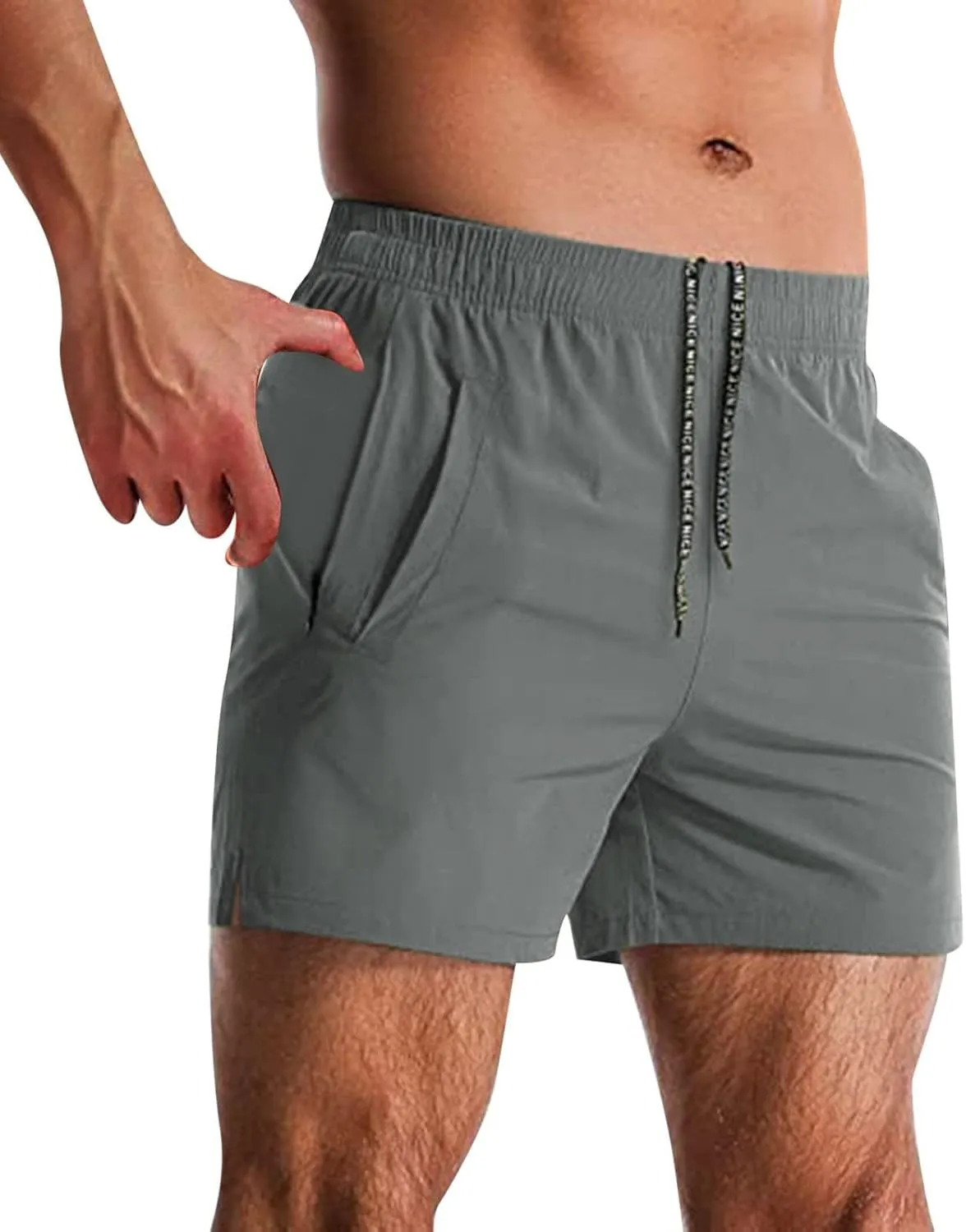 Mens Athletic Shorts Quick Dry Gym Workout Shorts Men Lightweight Sports Running Shorts with Pockets
