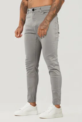 Men's Light Gray Skinny Jean