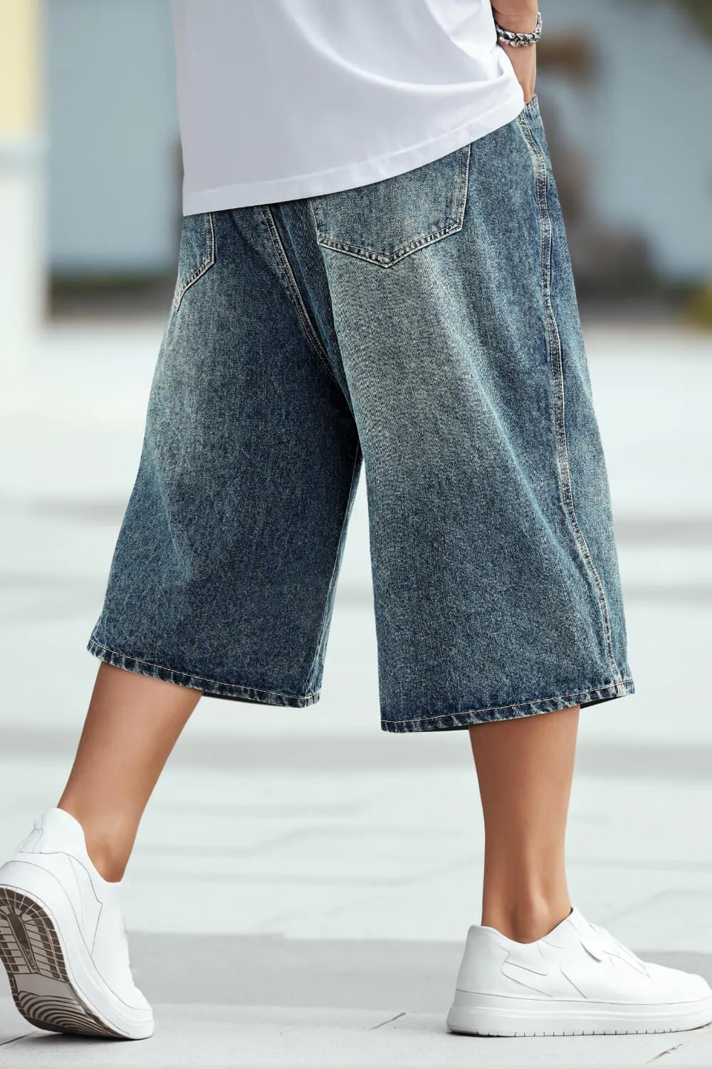 Men's Loose Denim Short