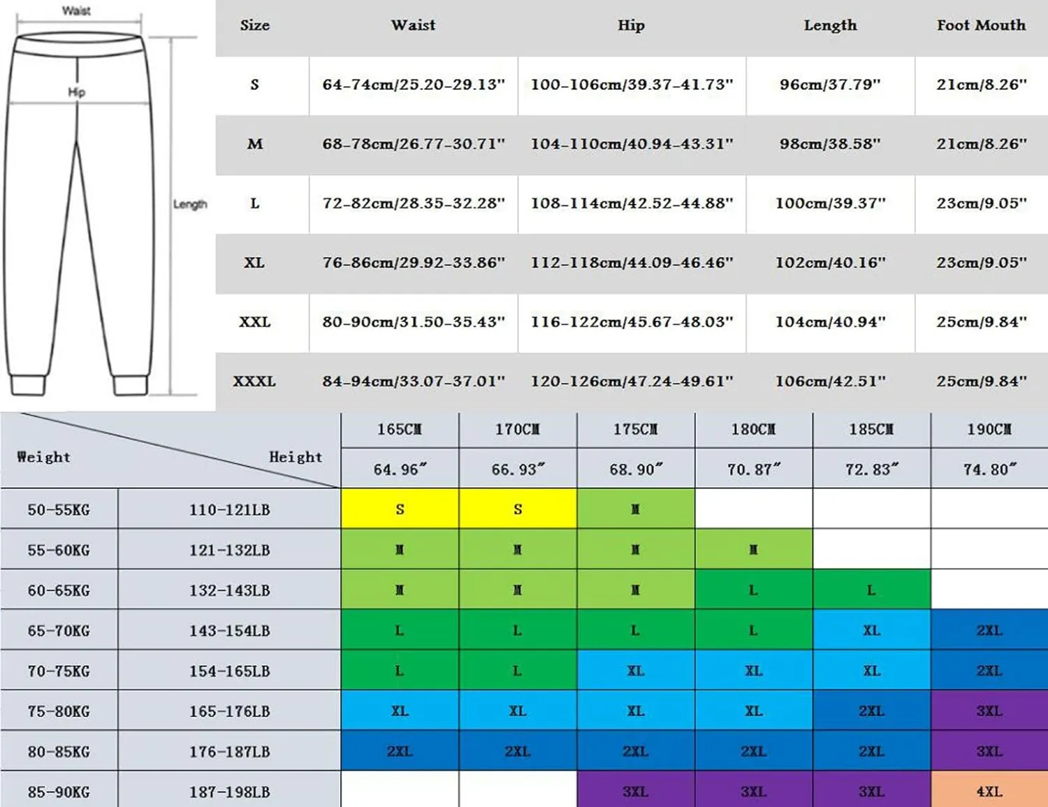 Men's Slim Leg Pants Summer Elastic Waist Fit Breathable Athletic Sport Clothes Comfy Fashion Trendy Trousers