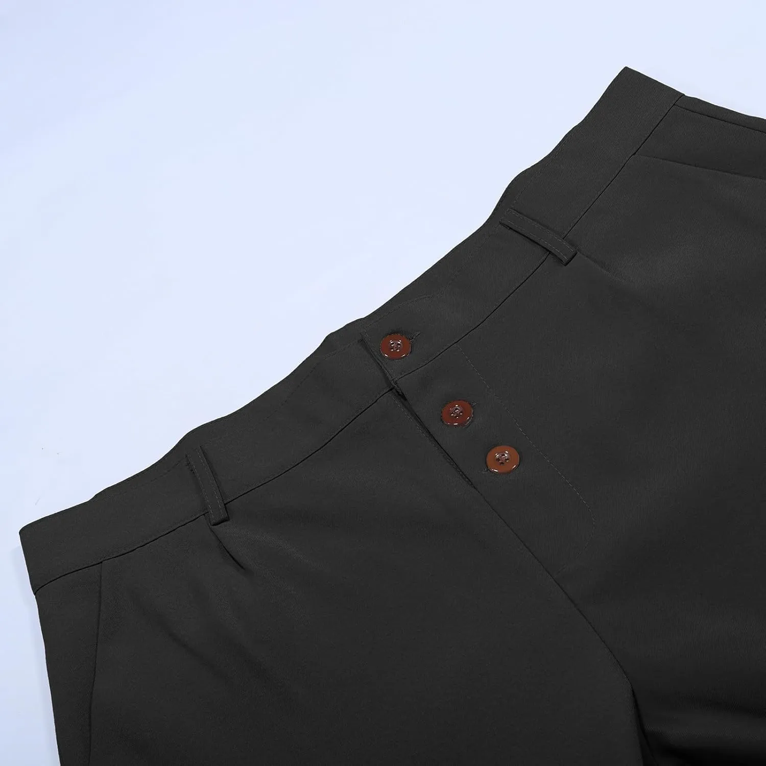 Mens Solid Color Pants for Men Simple Business Straight Suit Pants Breathable Leisure Style Summer Fresh Trousers