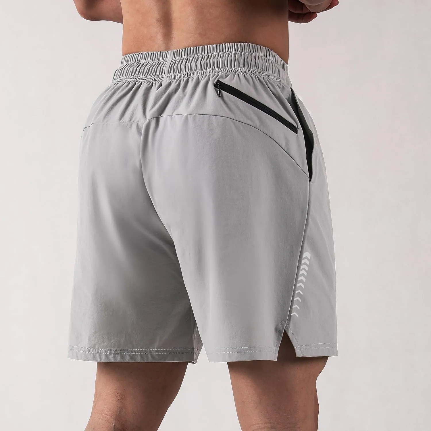 Mens Workout Shorts Lightweight Gym Shorts 7 Inch Quick Dry Athletic Running Shorts with Pockets
