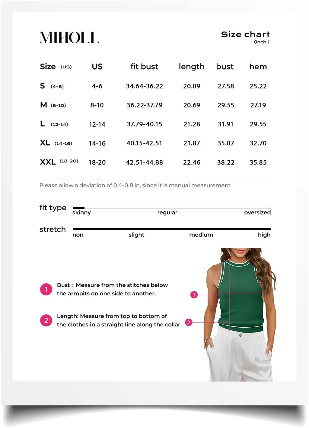 MIHOLL Women Summer Racerback Tank Tops Cute Sleeveless Halter Neck Tank Top Trendy Ribbed Cropped Tank Shirts