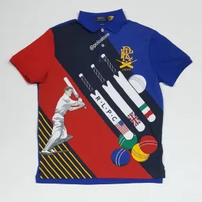 Nwt Polo Ralph Lauren Cricket R.L.P.C Custom Slim Fit Polo