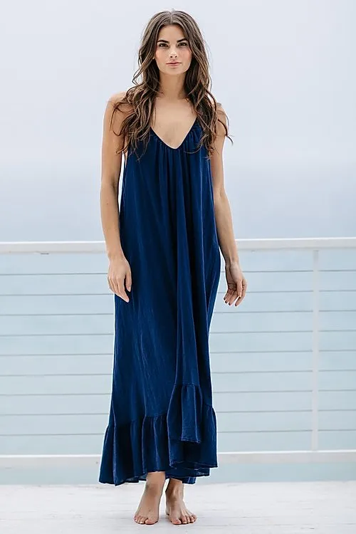 Paloma Ruffled Light Weight Cover-Up Dress by 9Seed