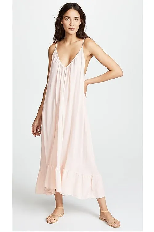 Paloma Ruffled Light Weight Cover-Up Dress by 9Seed